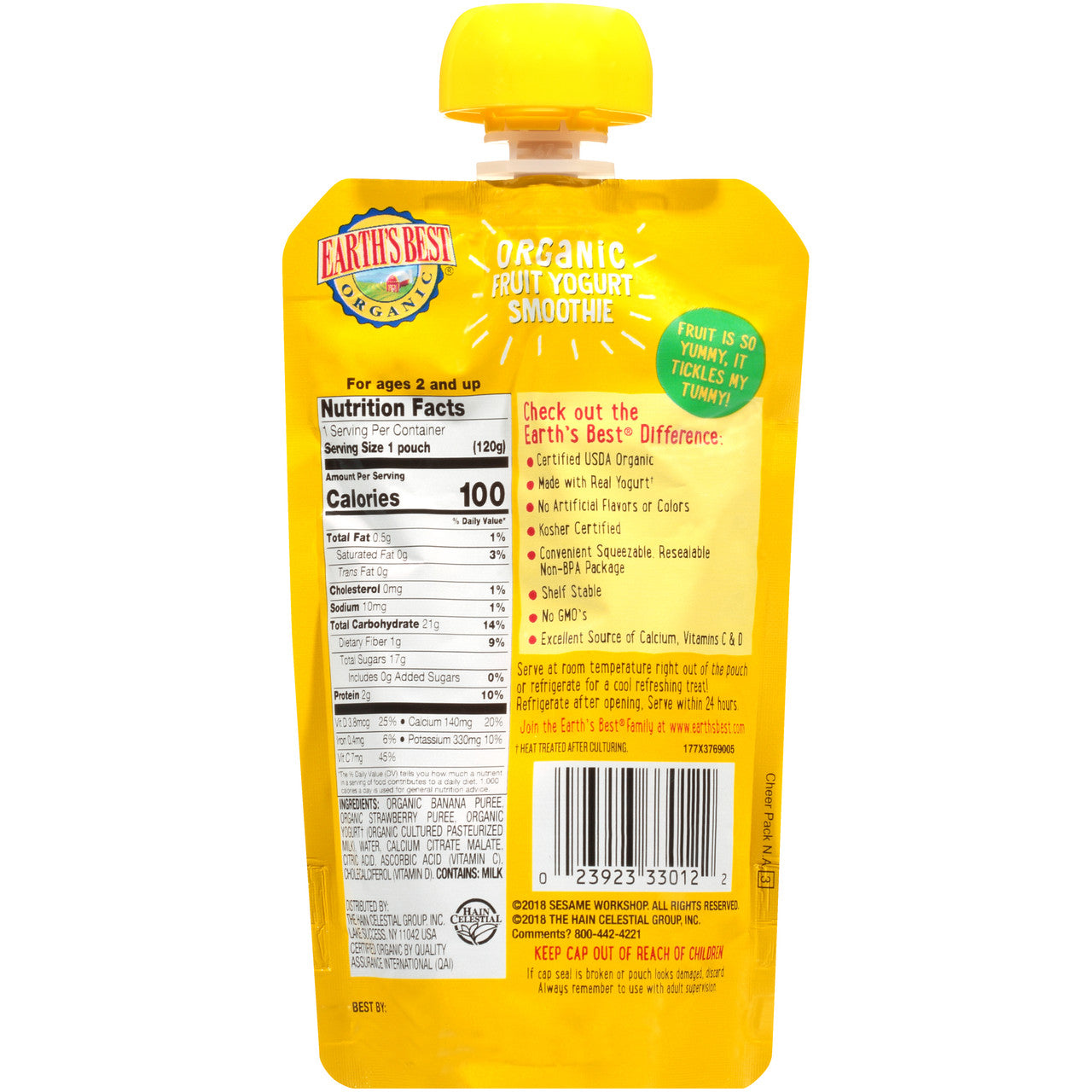 Earth's Best Baby Foods Strawberry Banana Juice (2x6x4.2 Oz)-1